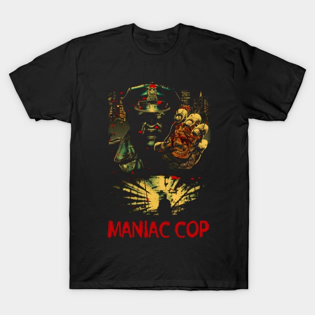 Walking Nightmare The Maniac Cop Slasher Shirt T-Shirt by alex77alves